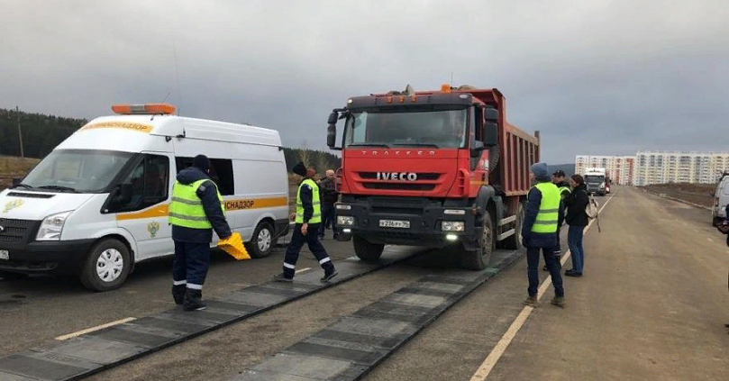 взвешивание грузовиков